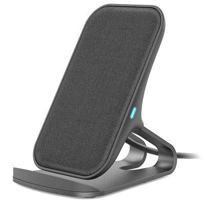 New Arrival Fast Wireless Charger Fabric 15W 10W / 7.5W / 5W Wireless Charging Stand Compatible with iPhone and Android